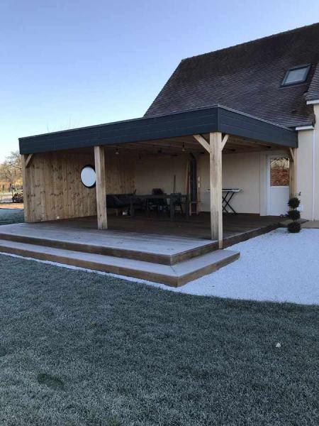 terrasse bois couverte